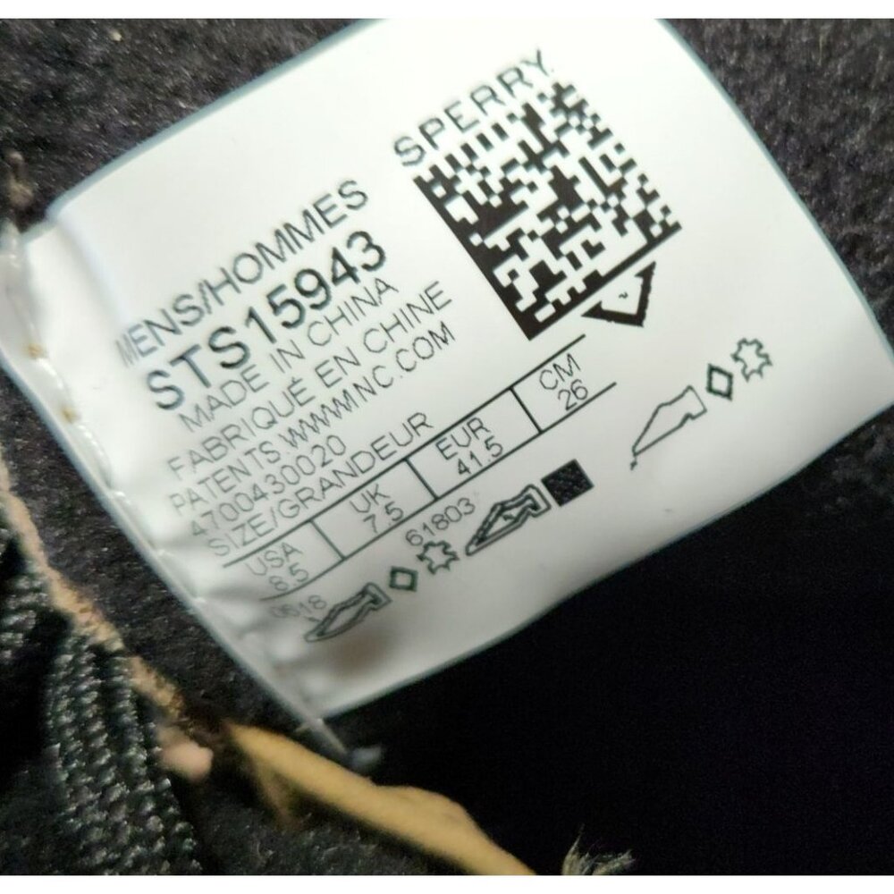 Sperry Mens Ice Breaker Boots Tan/Blk Size 8.5 US Waterproof All-Weather - Picture 5 of 16